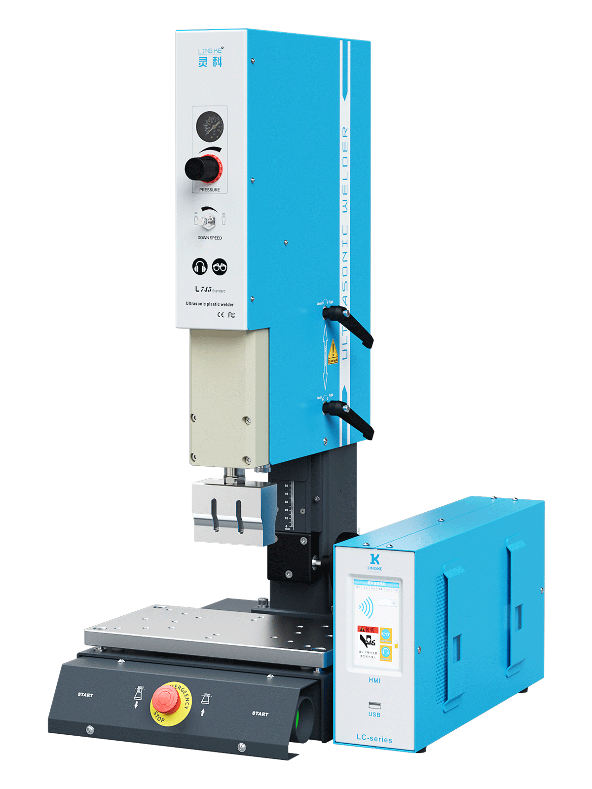 靈科超聲波塑料焊接機(jī) 40kHz-1200W L745 Standard 數(shù)字